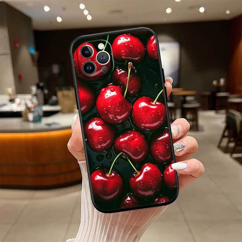 Cherry summer fruit Case for Samsung M55 M35 M15 A02 A05S A05 A06 A15 A12 A13 A10 A16 A20 A22 A24 A25 A30 A31 A32 A33 A35 A42 A50