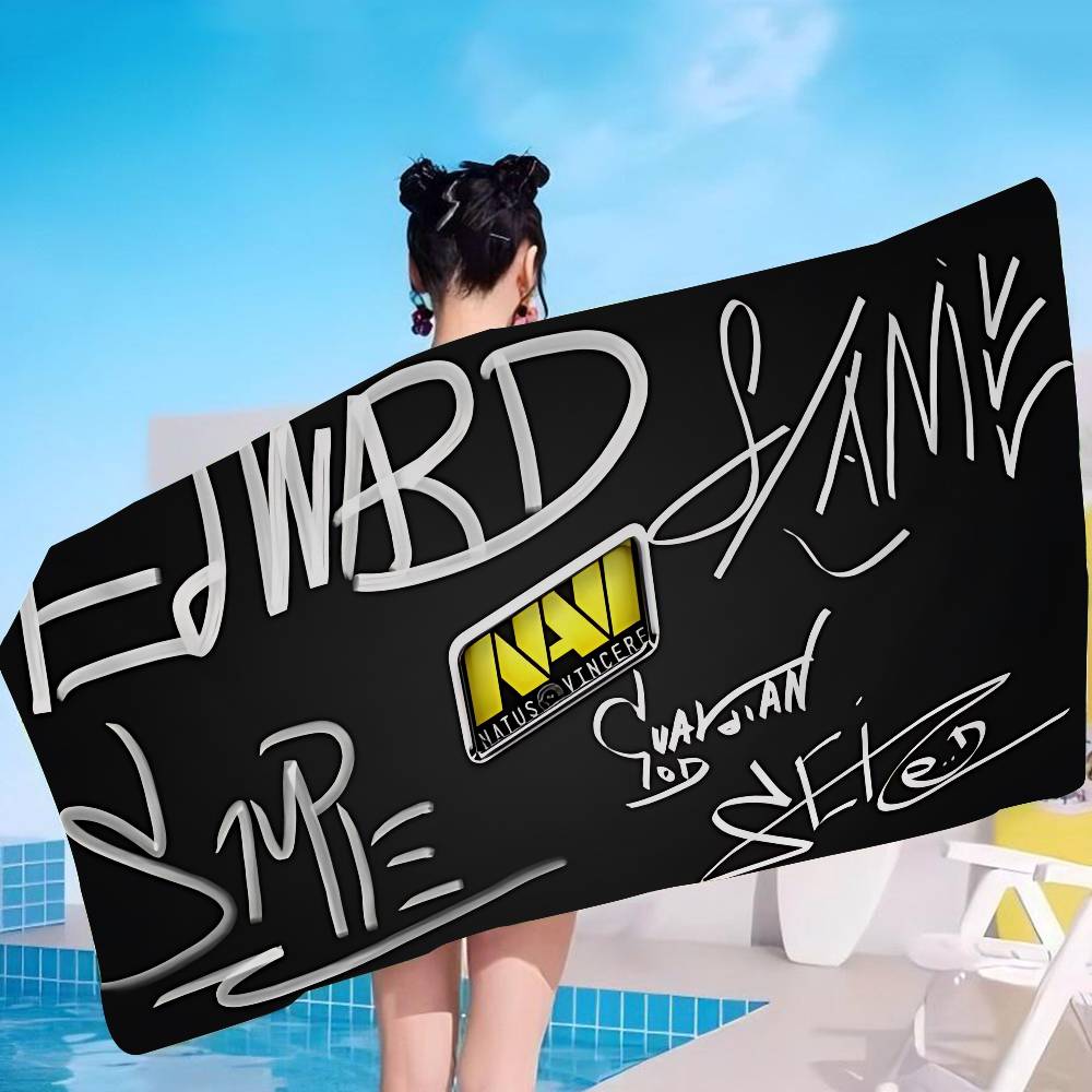 Navi Natus Vincere Microfiber Blanket Quick Drying Beach Towels Oversized Printing Super Absorbent Pool Towel Blanket