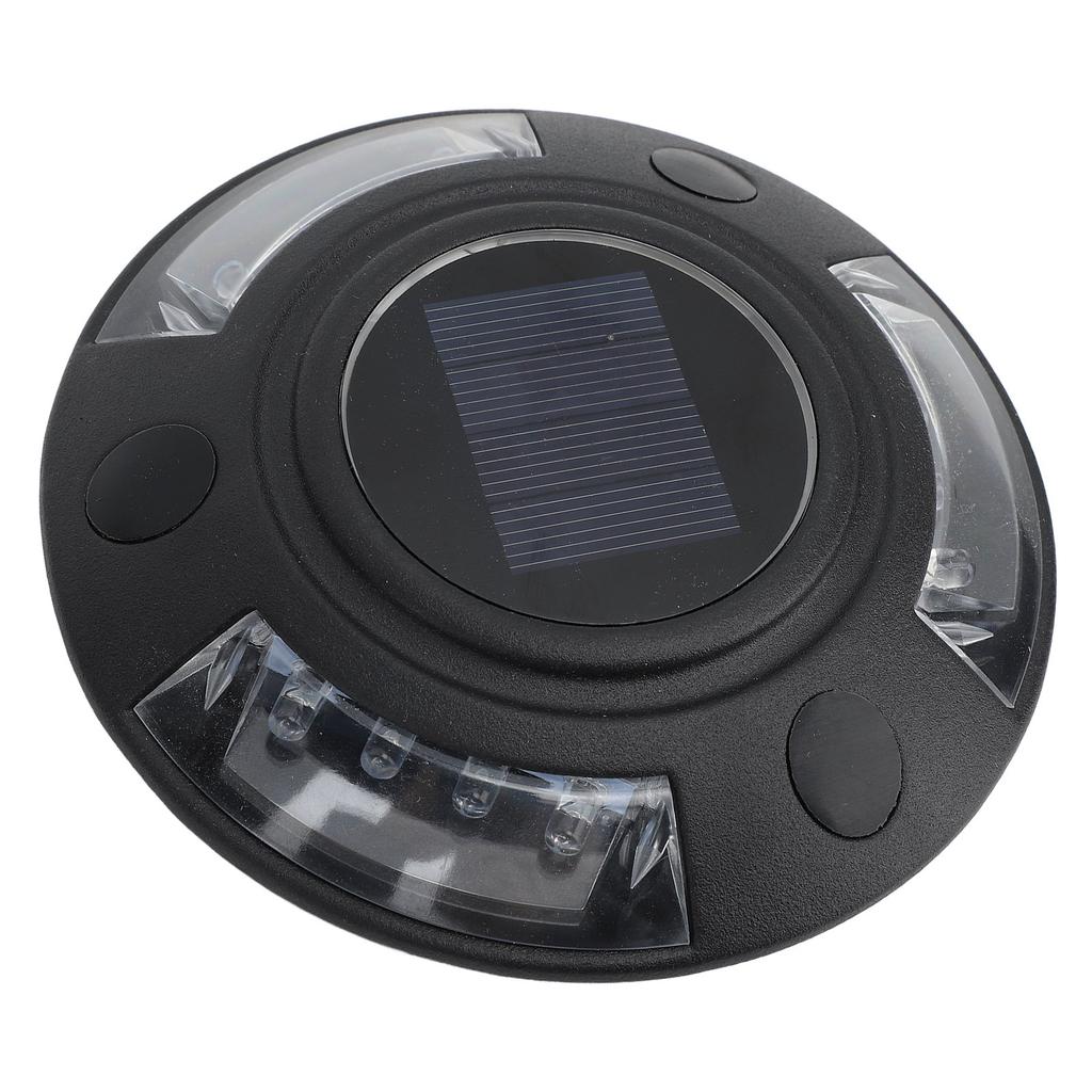 Solar Driveway Marker Light Aluminium Alloy Solar Powered Outdooor Waterproof LED Road Studs Lamp for Sidewalk Pathway White Light