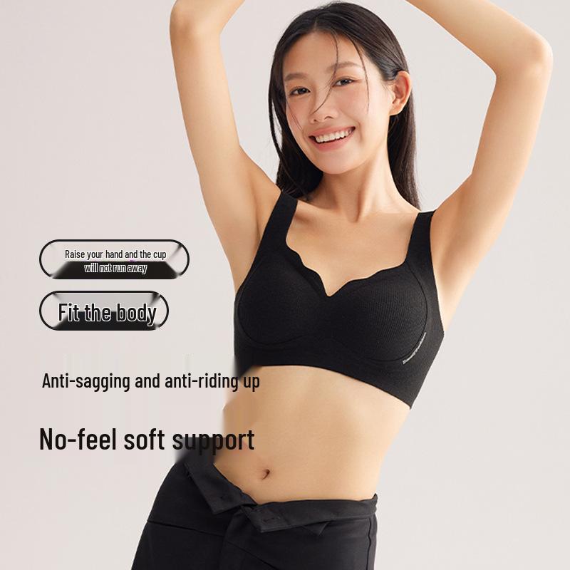 Wireless Warm Velvet Lift Bra for Small Chest - Autumn & Winter Anti-Sagging Support