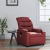 VidaXL Reclining Massage Armchair, Chair with Footrest, Seat with Backrest and Armrests Living Room, Modern, 374144