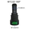 15.82 Female Connector Fuel Pipe Joint Auto Fuel Line Quick Connector Connect Pipe with 15mm Inner Diameter 1pc