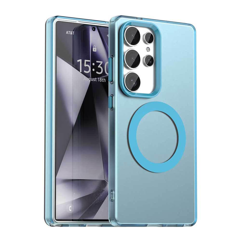 Frosted Magnetic Phone Case for Samsung S26 Ultra - Compatible with S24/S23, Skin-like Design, New Model A57.