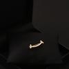 Cute and Simple Smiling Face Brooch High-end and Elegant Woman Fixed Shirt Collar Anti-glare Clasp Small Pin