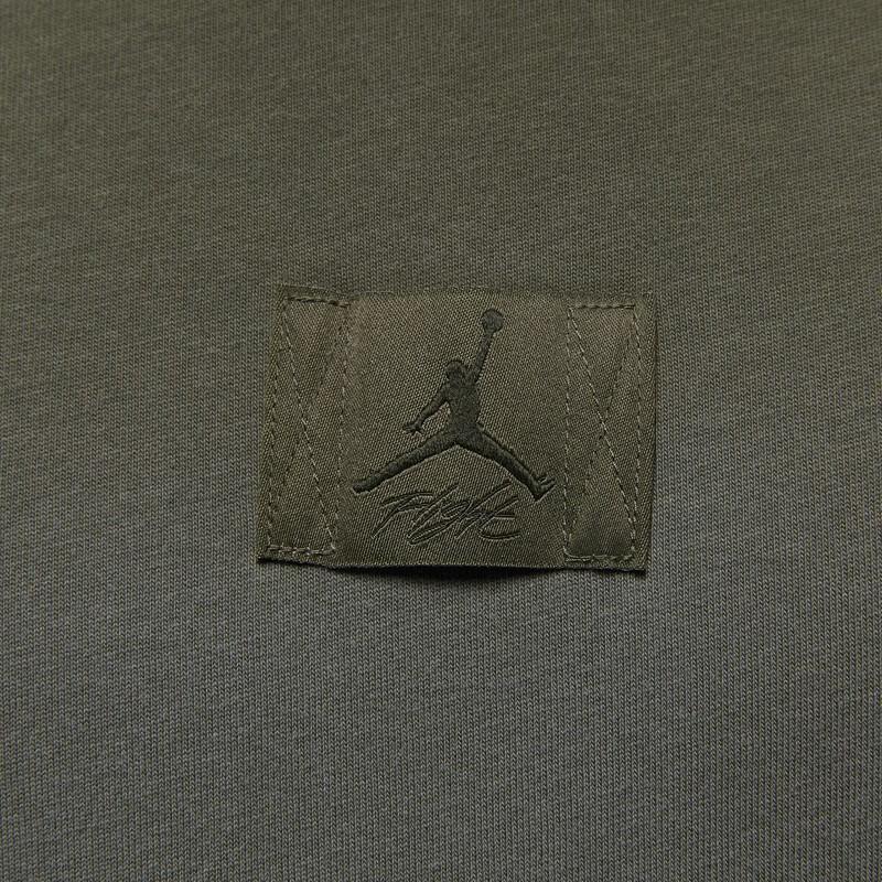 Jordan Flight Essentials 85 Wygodny Pulower z Okrągłym Dekoltem Krótki Rękaw Męskie T-Shirty Średni-Oliwkowy FZ1915-222