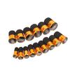 2Pcs Plug Natural Pattern Aluminum Alloy Fishing Tools Fishing Rod Pole Butt Caps Front Cover Stopper Plug End Protective Sleeve