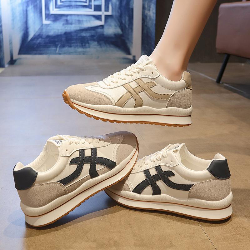 Little white shoes women's 2025 new spring and summer mesh breathable shoes casual versatile sports shoes ins board shoes Forrest Gump shoes