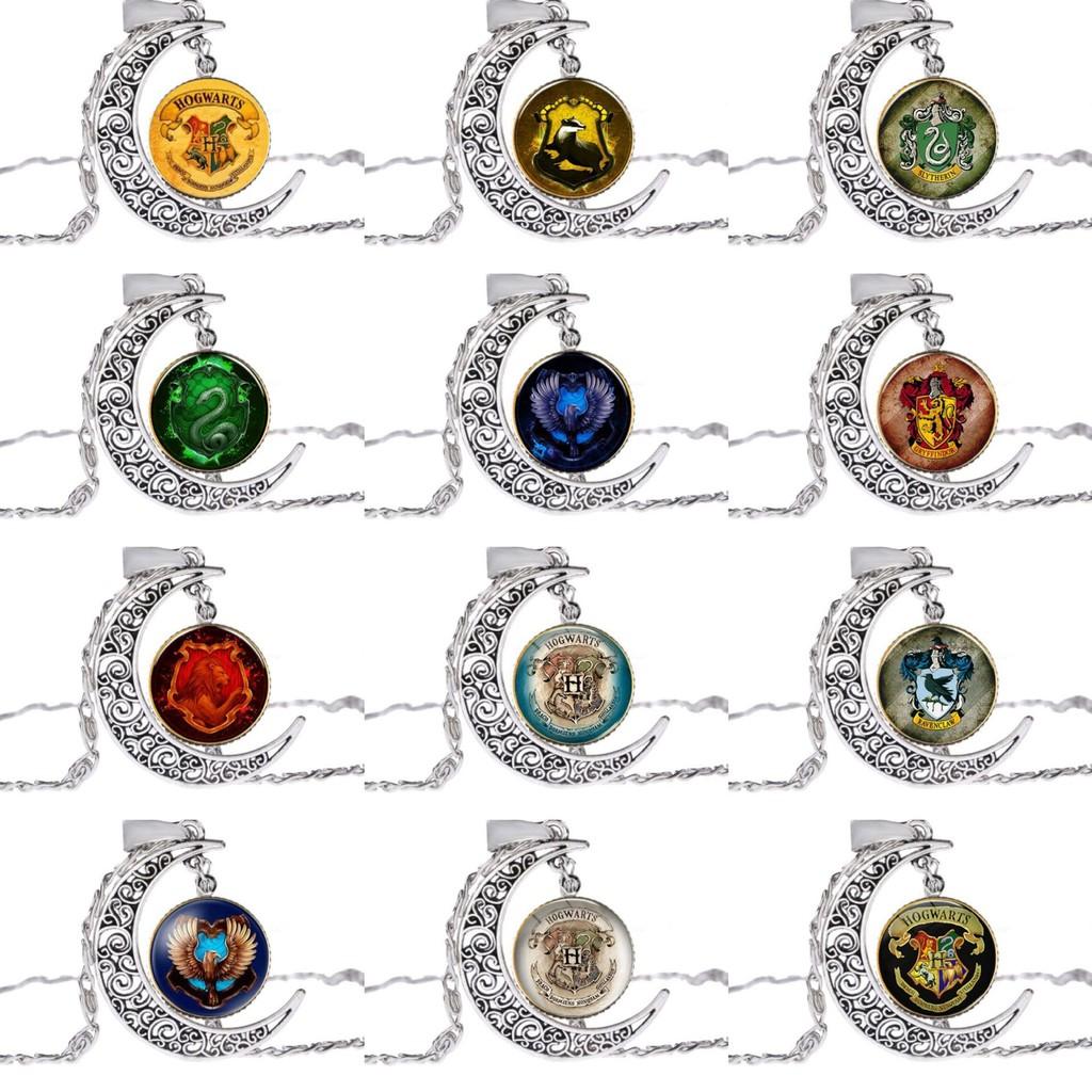 Harry Potter Retro Timeturner Necklace With Moonstone Pendant For Fans Special Characters Included