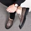 Spring First Layer Sheepskin Men's Business Casual Big Head Leather Shoes Genuine Leather Formal Men's Shoes Single Shoes Soft