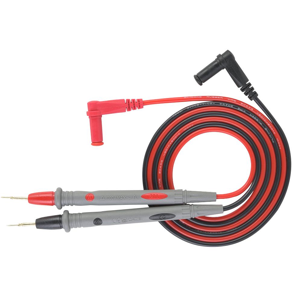 2Pcs PT1006 Digital Multimeter Needle Tip Probe Pen Test   20A 109cm