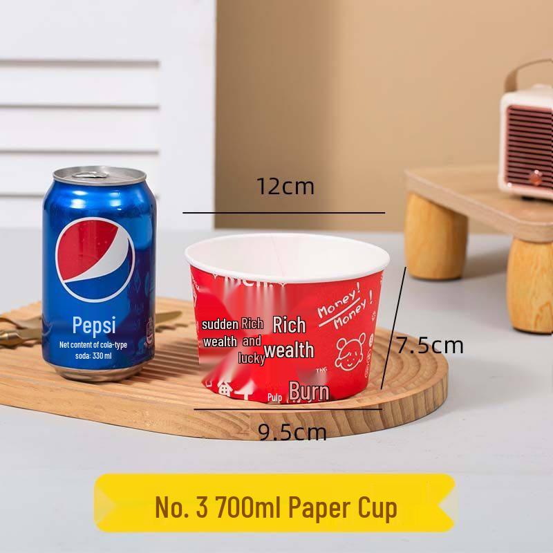 Disposable Round Food-Grade Paper Bowls