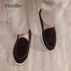 Mode Herren Slipper Loafers Weiches PU Runde Zehenpartie Lässige Sneakers Schuhe für Herren Große Größe 39-45 Flacher Boden Bequeme Schuhe für Herren