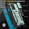 Armor Series For Motorola Edge 40 Neo 5G Case PC+TPU Phone Cover with Kickstand/Lens Shield