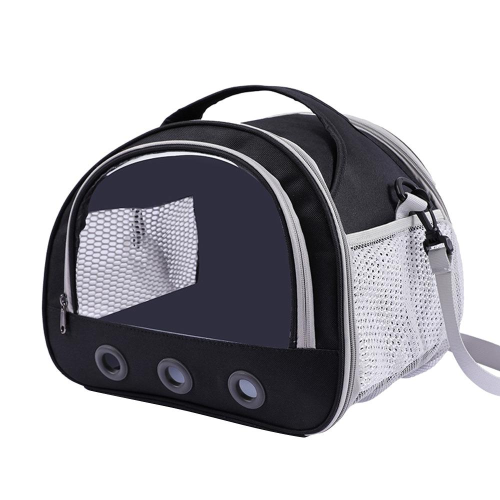 Clear Window Small Animal Travel Carrier Breathable Mesh Comfortable Pet Carrier Bag Safety Ventilation Kitten Outgoing Handbag