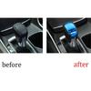 Blue Titanium Car Console Gear Shift Knob Cover Trim For Honda Accord 2018-