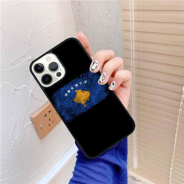 Kosovo Flag Coque Shell For iPhone 17 Air 15 16 14 13 12 Pro Max 11 Pro Max Plus Phone Case Cover