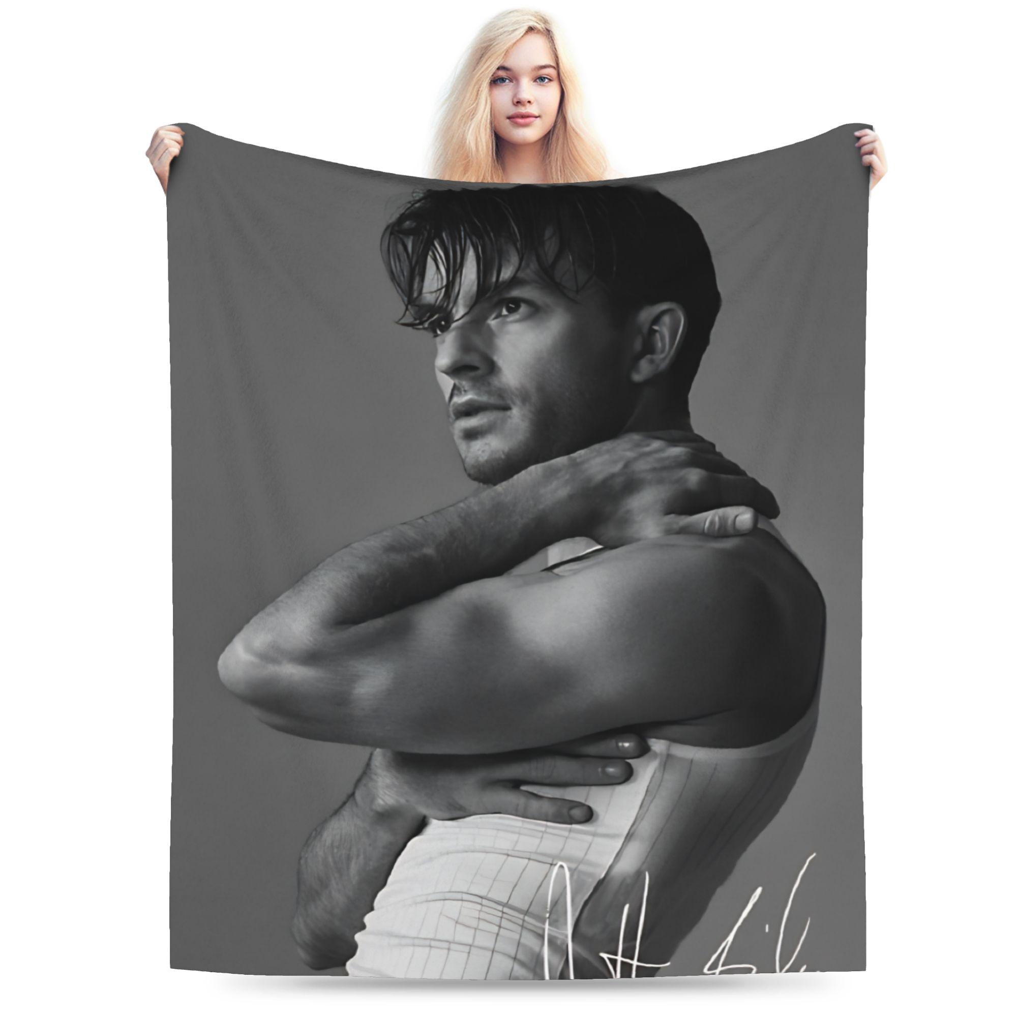 

Jonathan Bailey Collage Flannel Blankets Autumn Warm Bedding Throws for Students Living Room Street Bedspread Sofa Bed Cover 30x40in