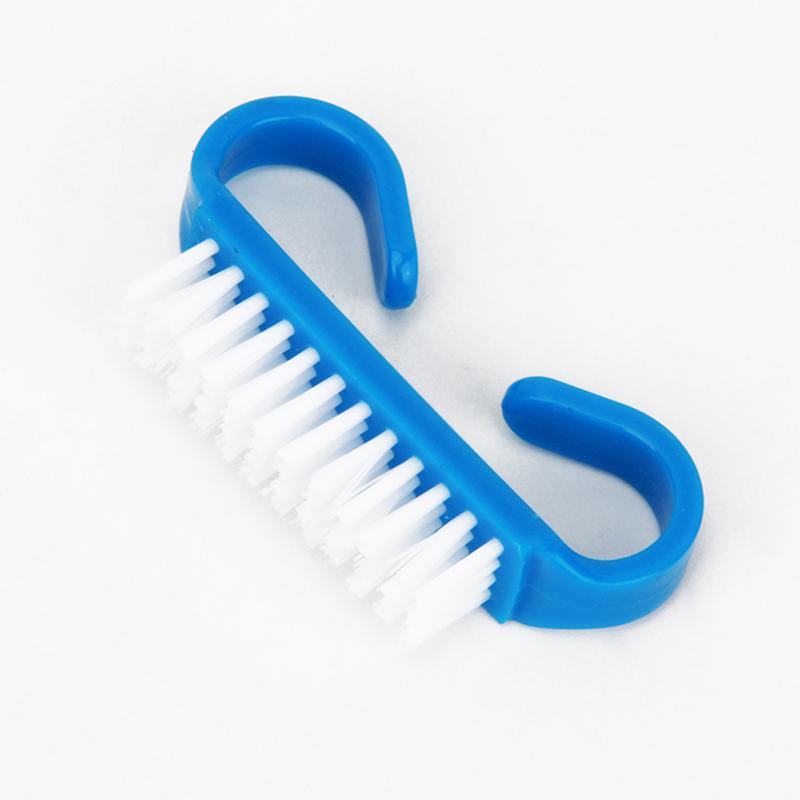 Top Cleaning Nail Brush Nail Art Plastic Soft Remove Dust Finger Care UV Gel Manicure Pedicure Tool Makeup Brushes Scrubbing