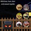 2Pcs Solar Garden Ultrasonic Animal Repellant Dual Mode Cat Dog Repellant Solar Garden Animal Deterrent For Farm Yard Skunk Deer