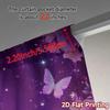 2D Flat Printing  JIT 2pcs   Curtains (Without Rod) Butterfly Bliss Popular Curtains&Drapes Versatile Polyester Fabric Curtains