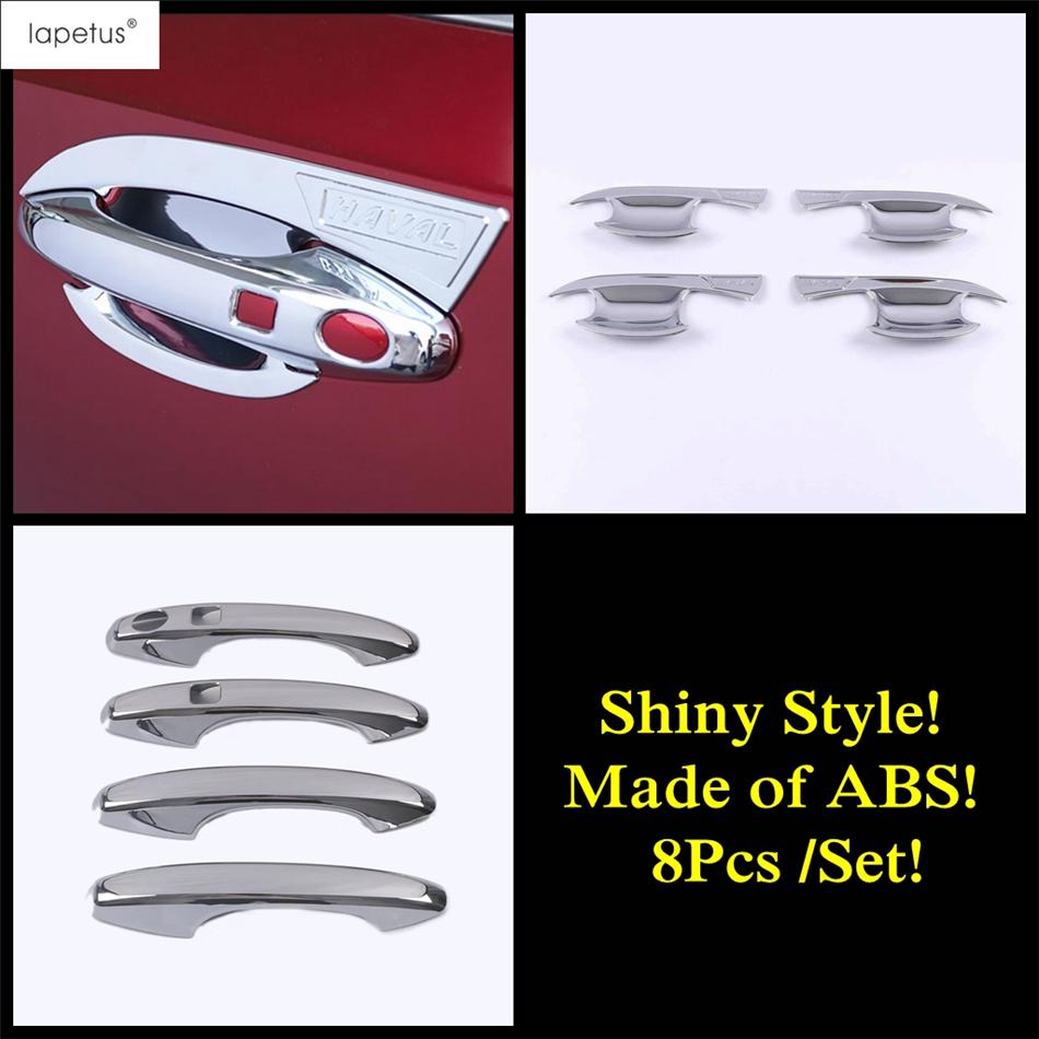 Car Outer Door Handle Bowl Protection Decoration Cover Trim Fit For Haval H6  - 2024 ABS Chrome / Carbon Fiber Accessories