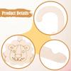 5 Pieces Wooden Hangers Clothes Hanger Children’s Cartoon Non Slip Infant Nursery Closet
