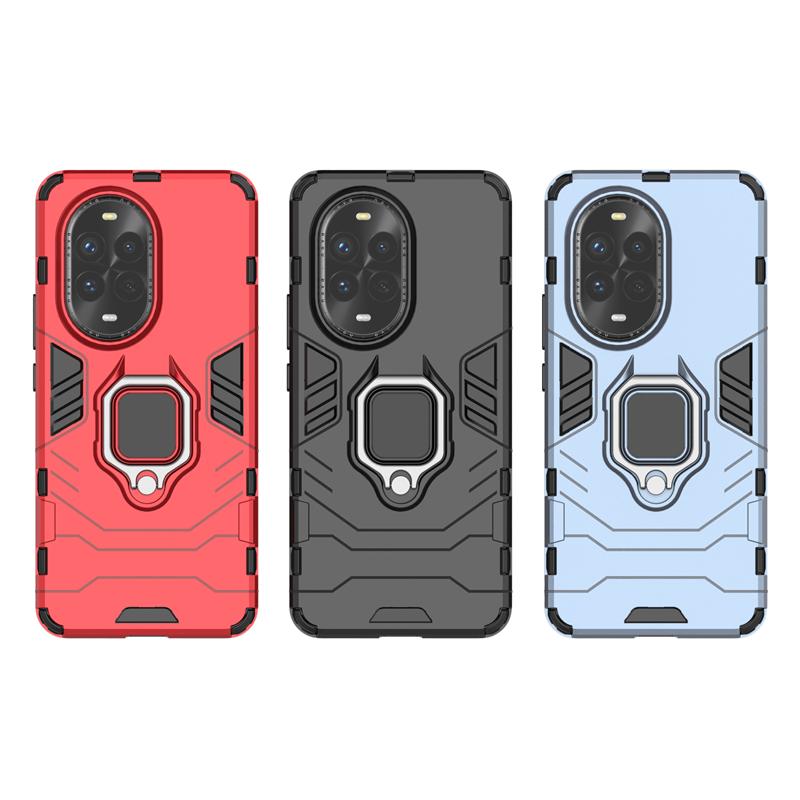 For Huawei Nova 13 Pro Case Cover Huawei Nova 13 Pro Capas New Armor Metal Holder Ring Magnetic Cover Huawei Nova 13 Pro Fundas