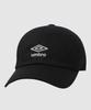 UMBRO Essential Baumwoll-Baseballkappe Schwarz Ur123Ccp11