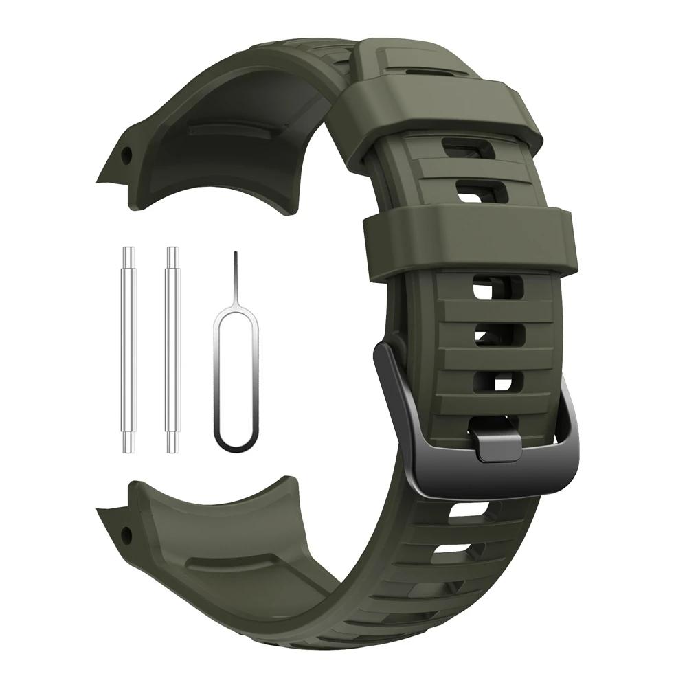 No Gaps 26mm Silicone Strap For Garmin Instinct 2X Solar - Tactical Edition Watchband Replacement Accessories
