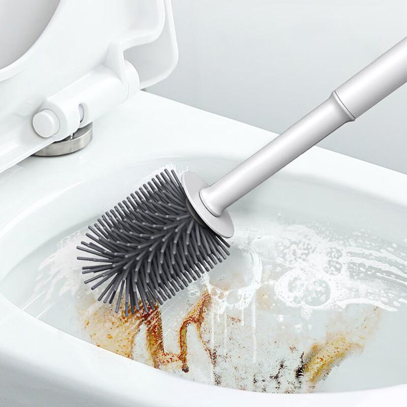 HQPC Wall-Mounted Long-Handle Toilet Brush Set