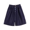 LUSON Girls' Summer Breathable Casual Bermuda Shorts