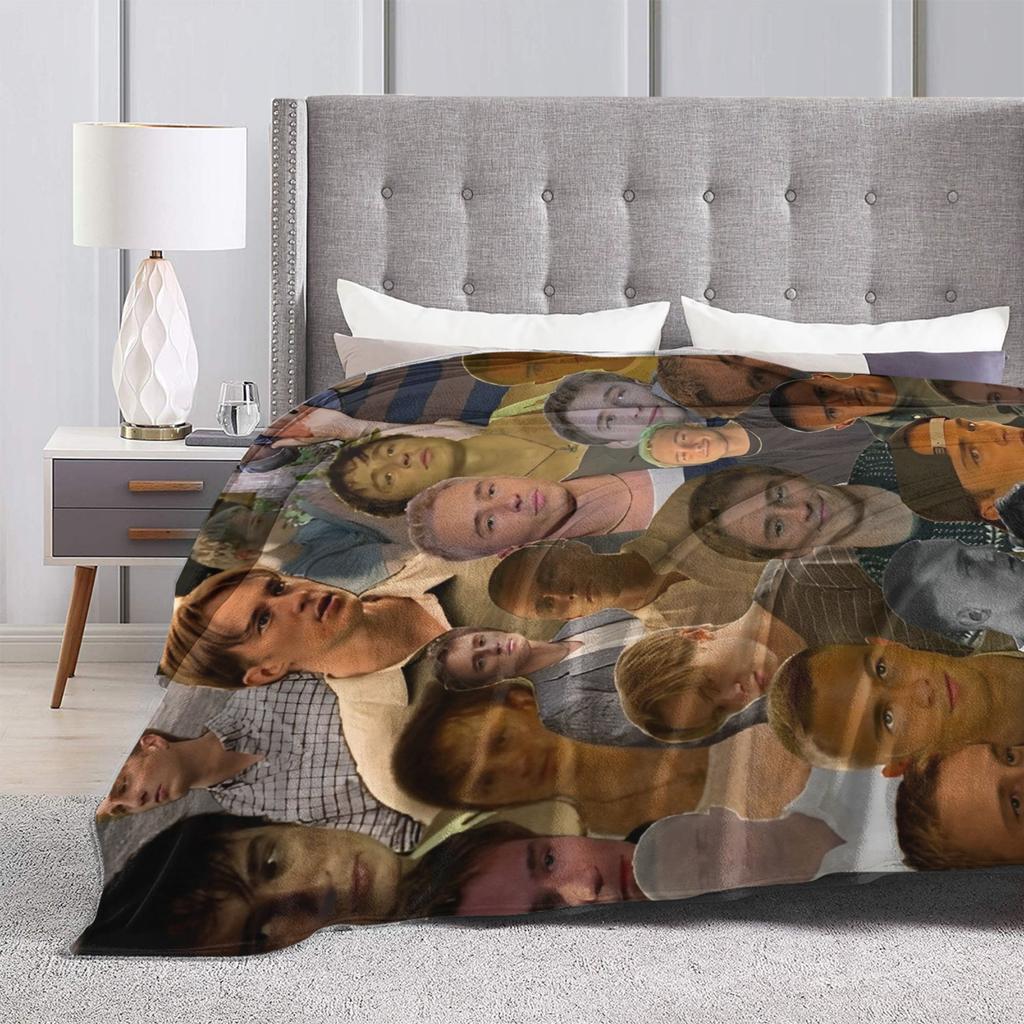 Coperta Super Calda Rafe Cameron Drew Starkey Coperta Morbida da Viaggio Ufficio Coperta in Flanella Copri Divano Letto