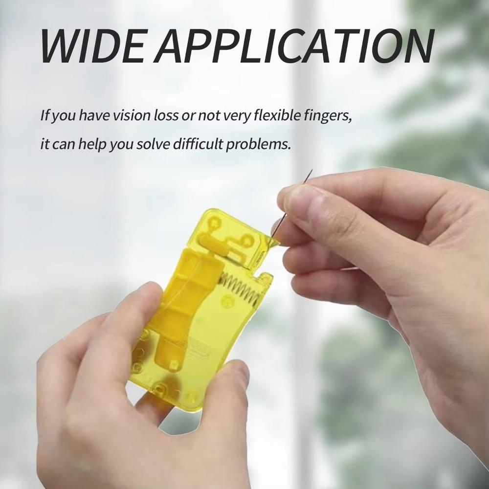 3/1Pcs Automatic Easy Needle Threader Tool Self-Thread Guide Plastic Sewing Accessories Hand Stitching Quick Needle Threading