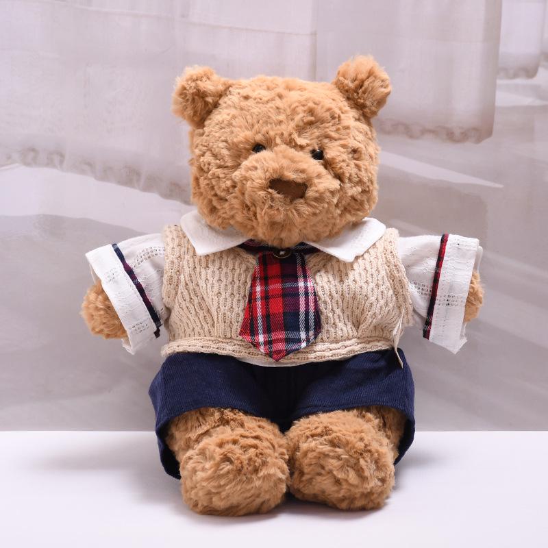 Кукла-медведь Барселона 28 см Набор: школьная форма (юбка и галстук) Fits Barcelona Bear