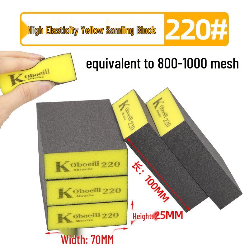 High-Density Sanding & Polishing Sponge for Wood, Metal & Walls