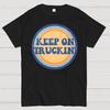Bleib dran! Baumwolle Sommer Lässig Kühl Locker T-Shirt