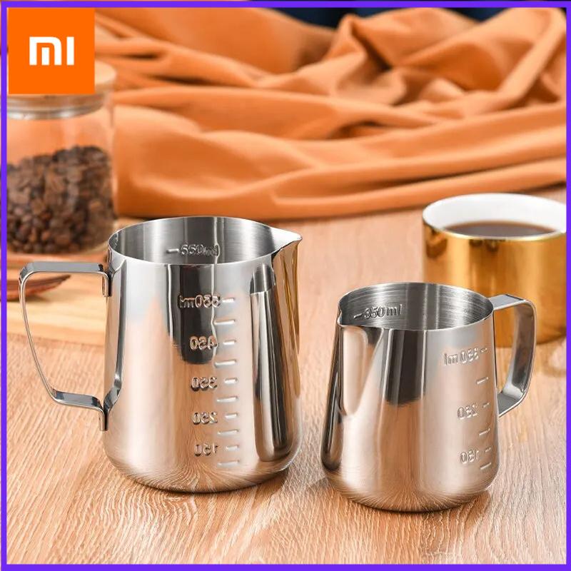 Xiaomi Urcică de spumare a laptelui din oțel inoxidabil Spumant de argint Recipient pentru cafea cu latte Cană de barista