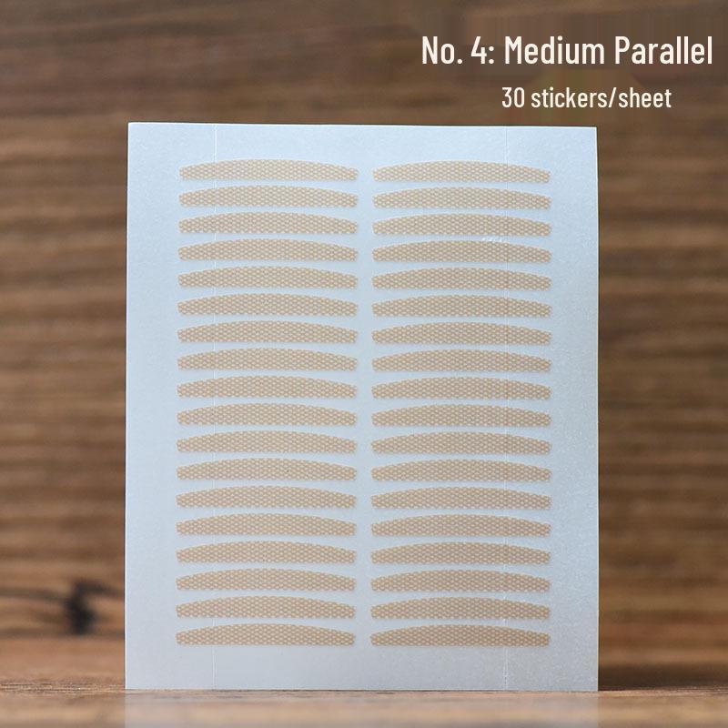 9 Pairs Skin-Toned Mixed Eyelid Tapes for Invisible Double Eyelid Support and Swollen Eye Adjustment