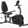 Recumbent Exercise Bike, Wheels, Magnetic Resistance, Adjustable Seat, 132 x 62 x 100 cm, Black