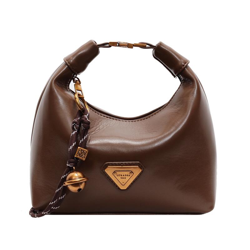 High-end niche bag women's spring retro new fashion messenger bag women's portable work dumpling bag