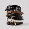 Nuartstudio Basic Slim Round Leather Belt_6 Colors