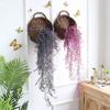 New Storage Container Flower Basket Wall Hanging Handmade Weaving Wicker Basket Hanging Planter Home & Living