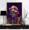 Poster e Stampe di Star della Musica Rap Astratta Moderna Hiphop Rapper Arte da Parete Quadri da Parete Pittura su Tela per Decorazione Domestica Senza Cornice