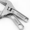 Adjustable Wrench Precision Scale Markings Extra-Wide 68mm Mouth Opening Compact Size Short Handle Wrench Home Repair Tool