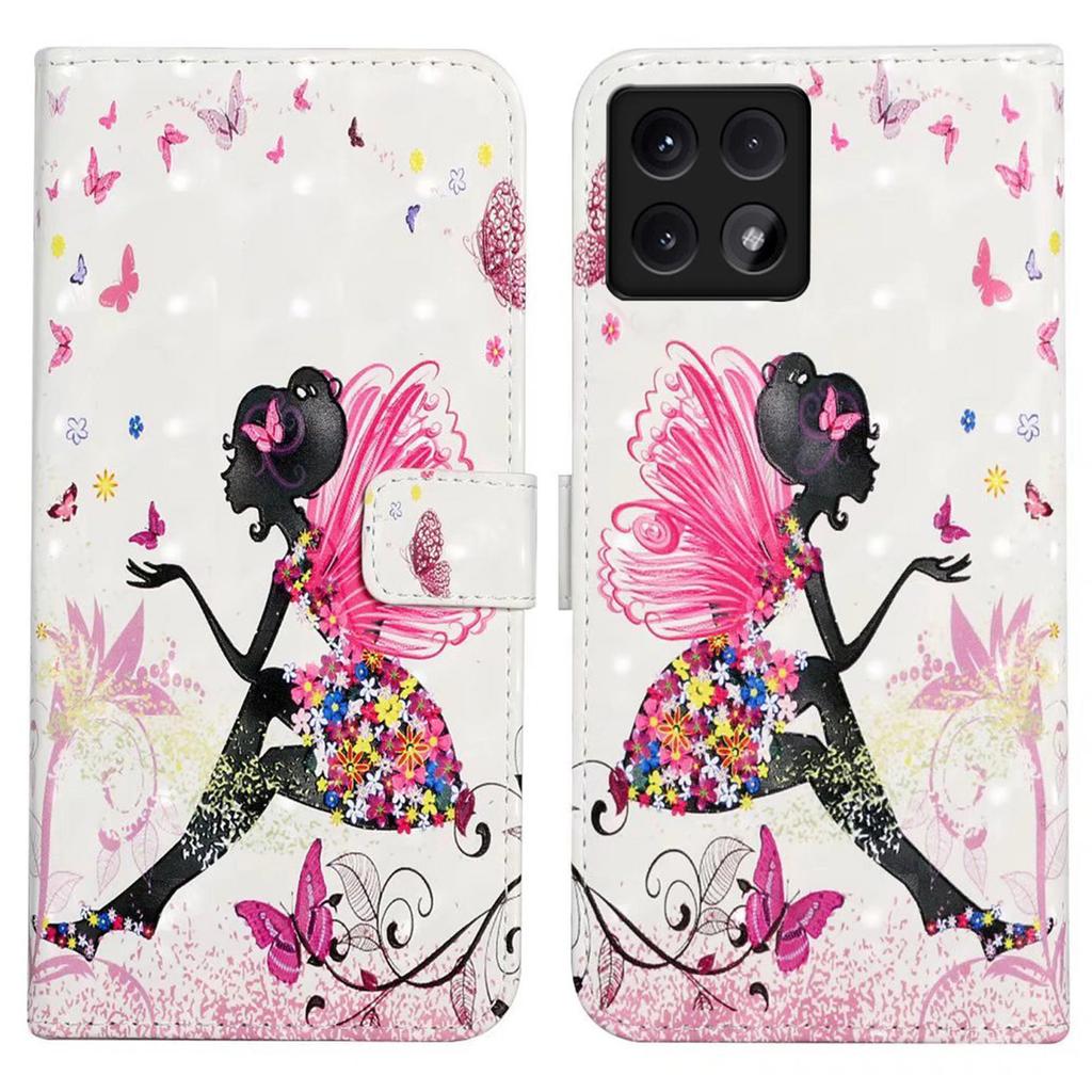 For Xiaomi 14T Case 3D Creative Pattern PU Leather Stand Phone Cover