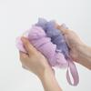 Bath Flower Shower Loofah Reusable Body Scrubber Exfoliating Mesh Bath Accessories For Kids Adults Lanyard Included Soft PE