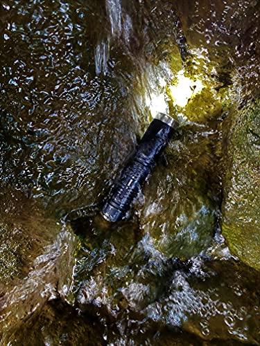 SIGHTRON Bright-Tech EX100FL LED Light, 100 Lumens, Waterproof, with Dimmer Ring, Lightweight and Compact, with Strobe and SOS Mode, BT1006