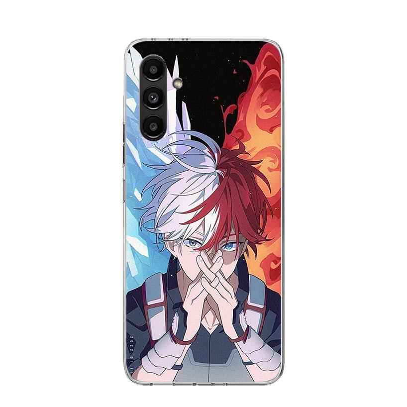 Todoroki Shoto MHA My Hero Phone Case For Samsung Galaxy A13 A14 A15 A16 A17 A53 A54 A55 A56 A33 A34 A35 A36 A23 A24 A25 A26 A05