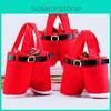 Santa Claus Pants Shaped Christmas Candy Gift Bag For Kids Holiday Cheer**