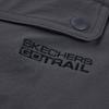 Skechers Solid Color Mid-Rise Straight Loose Sports Pants Women pants Periscope-Gray L124W057-0403
